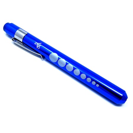 A2Z Scilab BLUE Reusable NURSE Penlight Pocket Medical LED with Pupil Gauge A2Z-ZR588